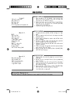 Preview for 86 page of Sharp R-959(SL)M-AA Operation Manual With Cookbook