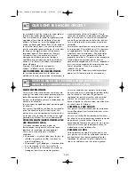 Preview for 121 page of Sharp R-969 Operation Manual With Cookbook