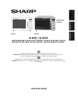 Sharp R-970 Operation Manual With Cookbook preview