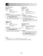 Preview for 102 page of Sharp R-970 Operation Manual With Cookbook