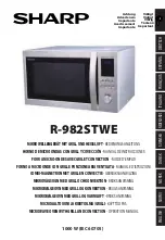 Sharp R-982STWE Operation Manual preview