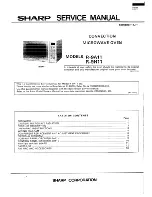 Sharp R-9A11 Service Manual preview