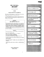 Preview for 3 page of Sharp R-9H55 Service Manual