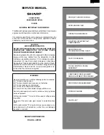 Preview for 3 page of Sharp R-9H58 Service Manual