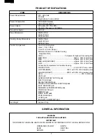 Preview for 4 page of Sharp R-9H58 Service Manual