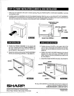 Preview for 3 page of Sharp R-K46K24 Installation Instructions