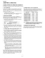 Preview for 10 page of Sharp R305KS - 1100 Watt 1.1 Cubic Feet Mid Size Microwave Service Manual