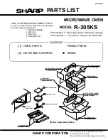 Preview for 35 page of Sharp R305KS - 1100 Watt 1.1 Cubic Feet Mid Size Microwave Service Manual