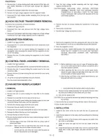 Preview for 22 page of Sharp R98STM-AA Service Manual