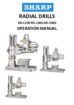 Sharp RD-1230 Operation Manual preview