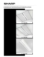 Sharp Recessed Led Installation Instructions Manual предпросмотр