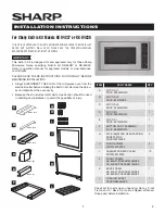 Sharp RK-94S27 Installation Instructions preview