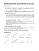 Preview for 1 page of Sharp RK-J32W Installation Instructions