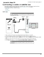 Предварительный просмотр 17 страницы Sharp Rocu TV LC-24LB601U User Manual