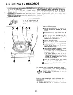 Preview for 7 page of Sharp RP-155H Operation Manual