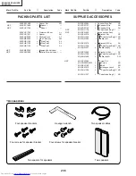 Preview for 4 page of Sharp RSP-ZA007WJN2 Parts List