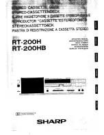 Sharp RT-200H Operation Manual preview