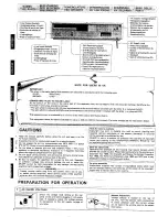 Preview for 5 page of Sharp RT-200H Operation Manual