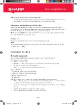 Preview for 4 page of Sharp SA-BK2002I Operation Manual