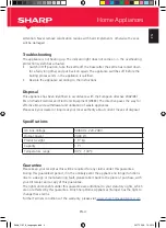 Preview for 5 page of Sharp SA-BK2002I Operation Manual