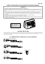 Preview for 3 page of Sharp SD-CX1W(BL) Service Manual