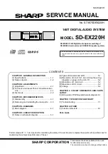 Preview for 1 page of Sharp SD-EX220H Service Manual