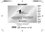 Sharp SD-NX10H Operation Manual предпросмотр