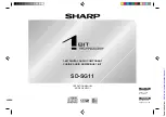 Sharp SD-SG11 Operation Manual preview