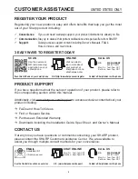 Предварительный просмотр 2 страницы Sharp SDW6747GS Operation Manual