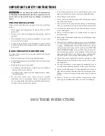 Предварительный просмотр 4 страницы Sharp SDW6747GS Operation Manual