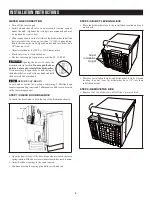 Preview for 5 page of Sharp SDW6757ES Installation Manual