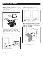 Preview for 6 page of Sharp SDW6757ES Installation Manual