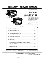 Preview for 16 page of Sharp SF-2220 Service Manual