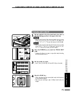 Предварительный просмотр 73 страницы Sharp SF-2530 Operation Manual