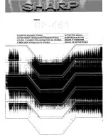 Sharp SF-461 Instruction Manual preview