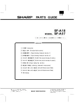 Предварительный просмотр 49 страницы Sharp SF-A18 Service Manual