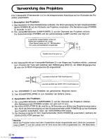 Preview for 14 page of Sharp Sharp Vision XV-110ZM (German) Bedienungsanleitung