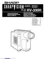 Sharp Sharp Vision XV-330H (Dutch) Gebruiksaanwijzing preview