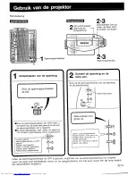 Preview for 15 page of Sharp Sharp Vision XV-330H (Dutch) Gebruiksaanwijzing