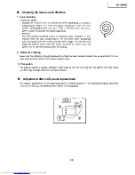 Предварительный просмотр 39 страницы Sharp SharpVision XG-3850E Service Manual