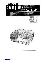 Предварительный просмотр 1 страницы Sharp SharpVision XV-370H Operation Manual