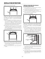 Preview for 12 page of Sharp SHC2432FS Operation Manual & Installation Instructions