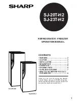 Sharp SJ-20T-H2 Operation Manual предпросмотр