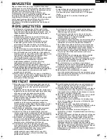 Preview for 47 page of Sharp SJ-220N Operation Manual