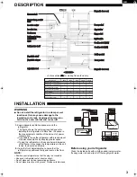 Preview for 3 page of Sharp SJ-260S Operation Manual