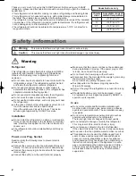 Предварительный просмотр 2 страницы Sharp SJ-286M Operating Manual