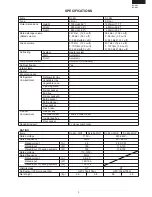 Preview for 3 page of Sharp SJ-44L-WH1 Service Manual