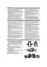 Preview for 2 page of Sharp SJ-46N Operation Manual