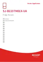 Предварительный просмотр 1 страницы Sharp SJ-B2237M01X-UA User Manual