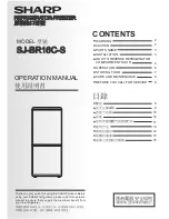 Sharp SJ-BR16C-S Operation Manual preview